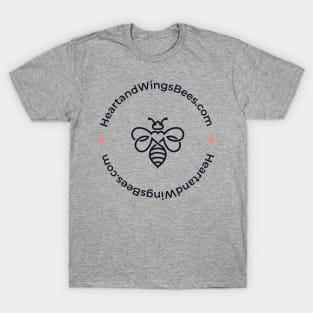 Heart and Wings Bees.com T-Shirt